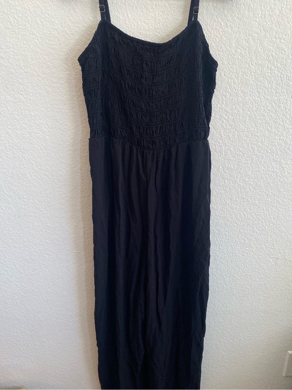 GAP Black Smocked Romper